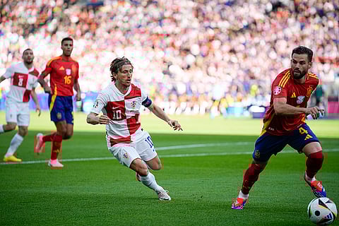 Luka Modric and Spain's Nacho